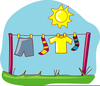 Clothesline Clipart Free Image