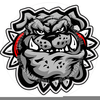 Bulldog Mascots Clipart Image