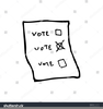 Clipart Voting Ballot Image