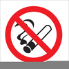 No Smoking Signs Clipart Image