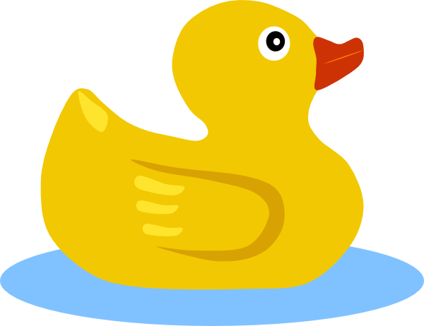 yellow duckling clipart - photo #14
