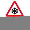 Snow Hazard Clipart Image
