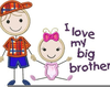 My Big Brother Clipart Image