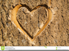 Carved Heart Clipart Image