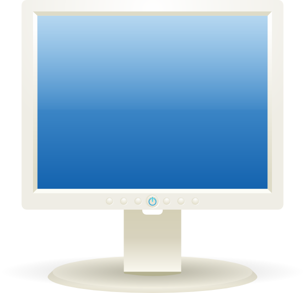 Computer Lcd Monitor Clip Art. Computer Lcd Monitor