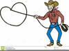 Cowboy Valentine Clipart Image
