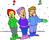 Cartoon Singers Clipart Image