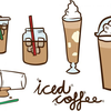 Iced Coffee Clipart Image