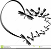 Dragonfly Clipart Black And White Image