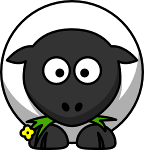  Coloring Pages on Cartoon Sheep Clip Art   Vector Clip Art Online  Royalty Free   Public