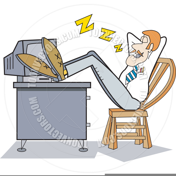 Sleeping At Your Desk Clipart Free Images At Clker Com Vector