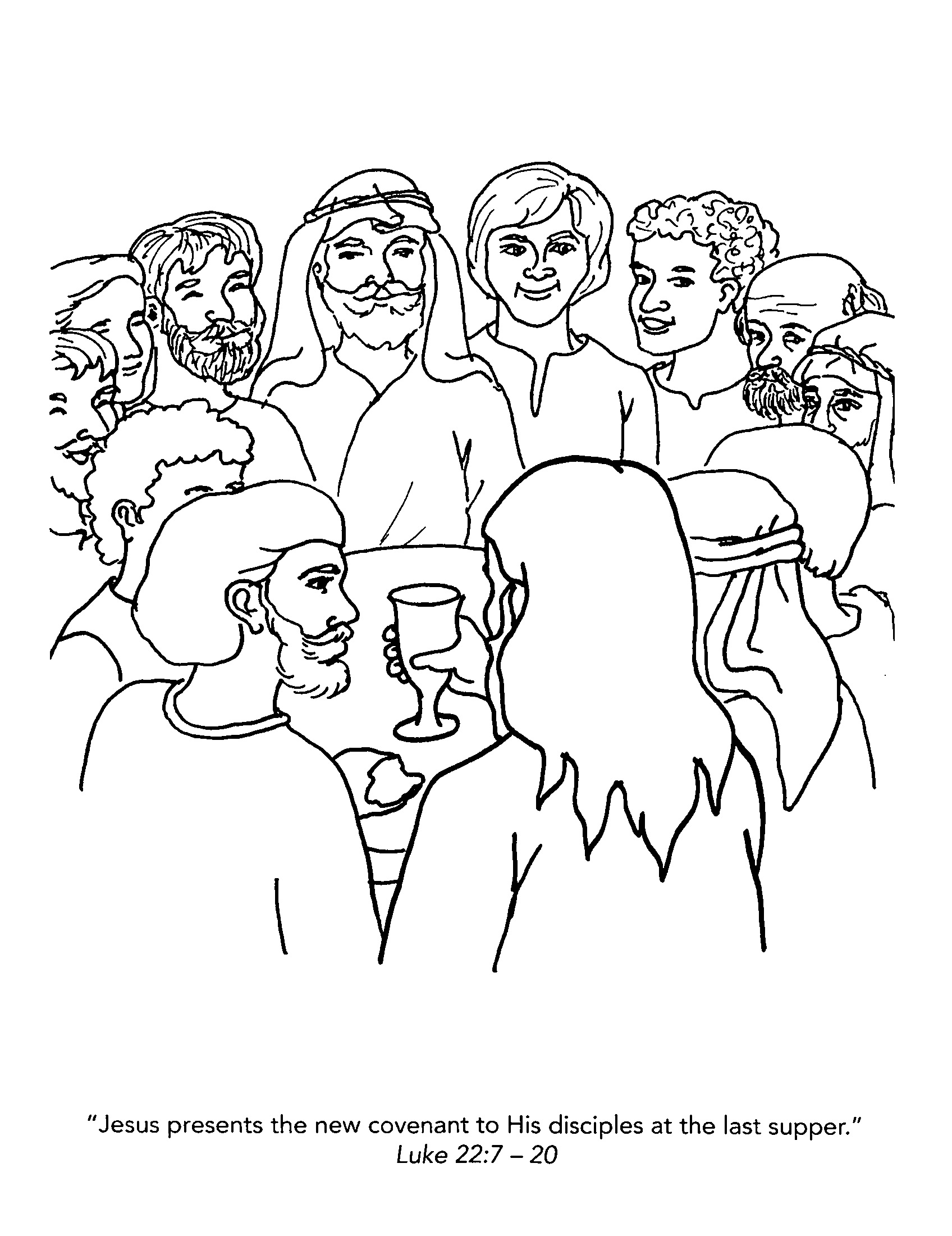 clipart jesus and his disciples - photo #13