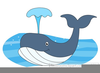 Whale Spout Clipart Image