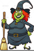 Animated Witches Clipart Image