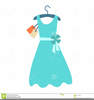 Dress On Hanger Clipart Image