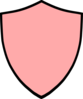 Shield-pink Clip Art