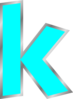 K Letter Clip Art