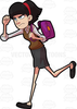 Running Late Clipart Image