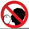 No Gum Chewing Clipart Image