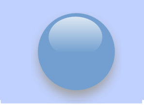 Empty Blue Button Clip Art