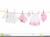 Baby Shower Clothesline Clipart Image