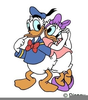 Christmas Donald Duck Clipart Image