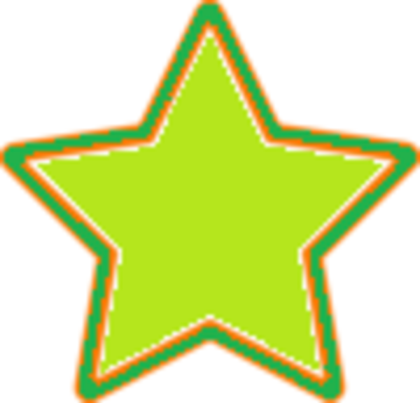 clipart green star - photo #30