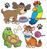 Pet Parade Clipart Image