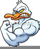 Muscle Chicken Clipart Image