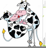 Kissing Cow Clipart Image