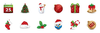 Christmas Magic Icons Set Full Preview Image