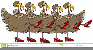 Animated Dancing Turkey Clipart Image