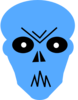 Light Blue Angry Clip Art