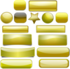 Golden Buttons Clip Art