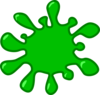 Green Splash Clip Art