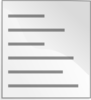 Plain Text File Icon Clip Art