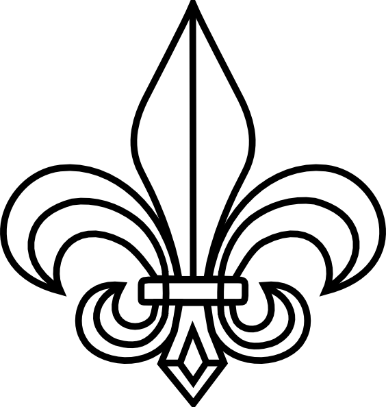 Saints Fleur De Lis Printable