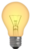 Light Bulb 45% Lit Clip Art