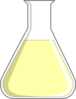Yellow Flask Clip Art