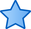 Blue Star Clip Art