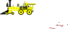 Yellow Steam Train Clip Art