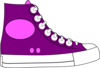 8 Lace Up Sports Shoe Clip Art