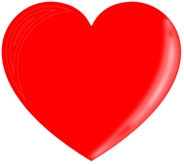 red heart clip art free - photo #24