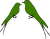 Birds On A Branch Clip Art