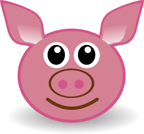 clipart pig face - photo #1