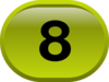 Button For Numbers 8 Clip Art