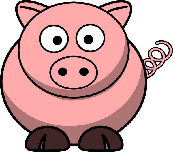 clipart drawing of a pig - photo #6