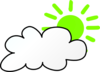 Green Sun Clip Art