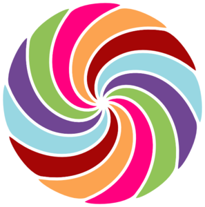 Pinwheel Multi Colored Clip Art
