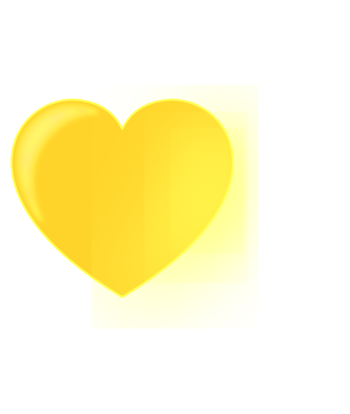 gold heart clip art free - photo #22